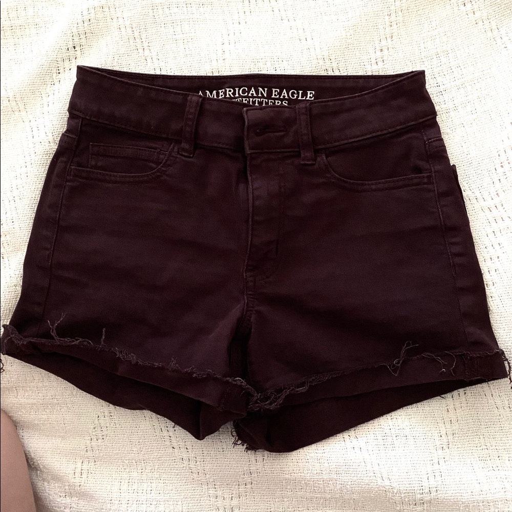 American Eagle high waisted jean shorts